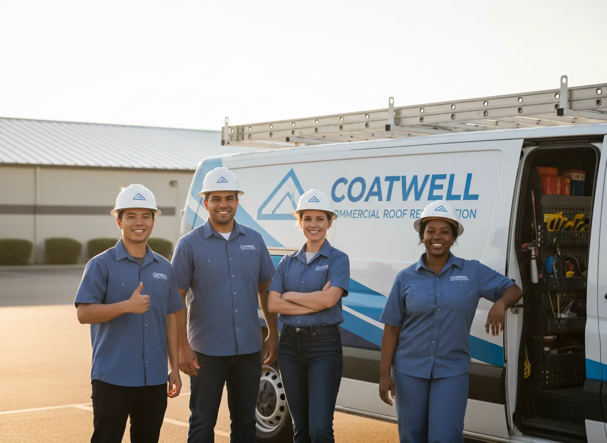 Commercial roof coating company in Oldhams, VA
